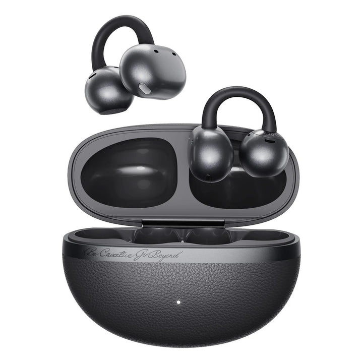 CT06 Clip On Earbuds Open Ear Wireless Bluetooth 6.0 Headphones with 4 Mic 35H Earbuds Comfortable for Running