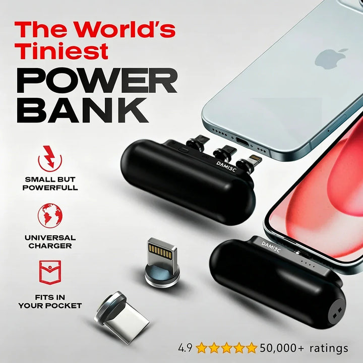 Snap-N-Charge 3000mAh | Universal Magnetic Power Bank