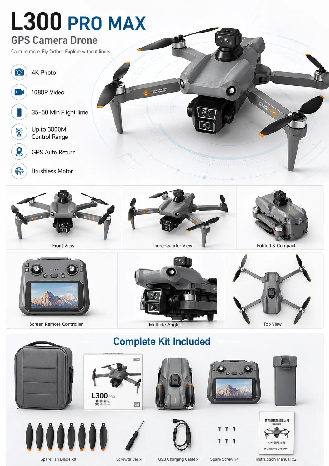 L300 Max Drone - Product media 1