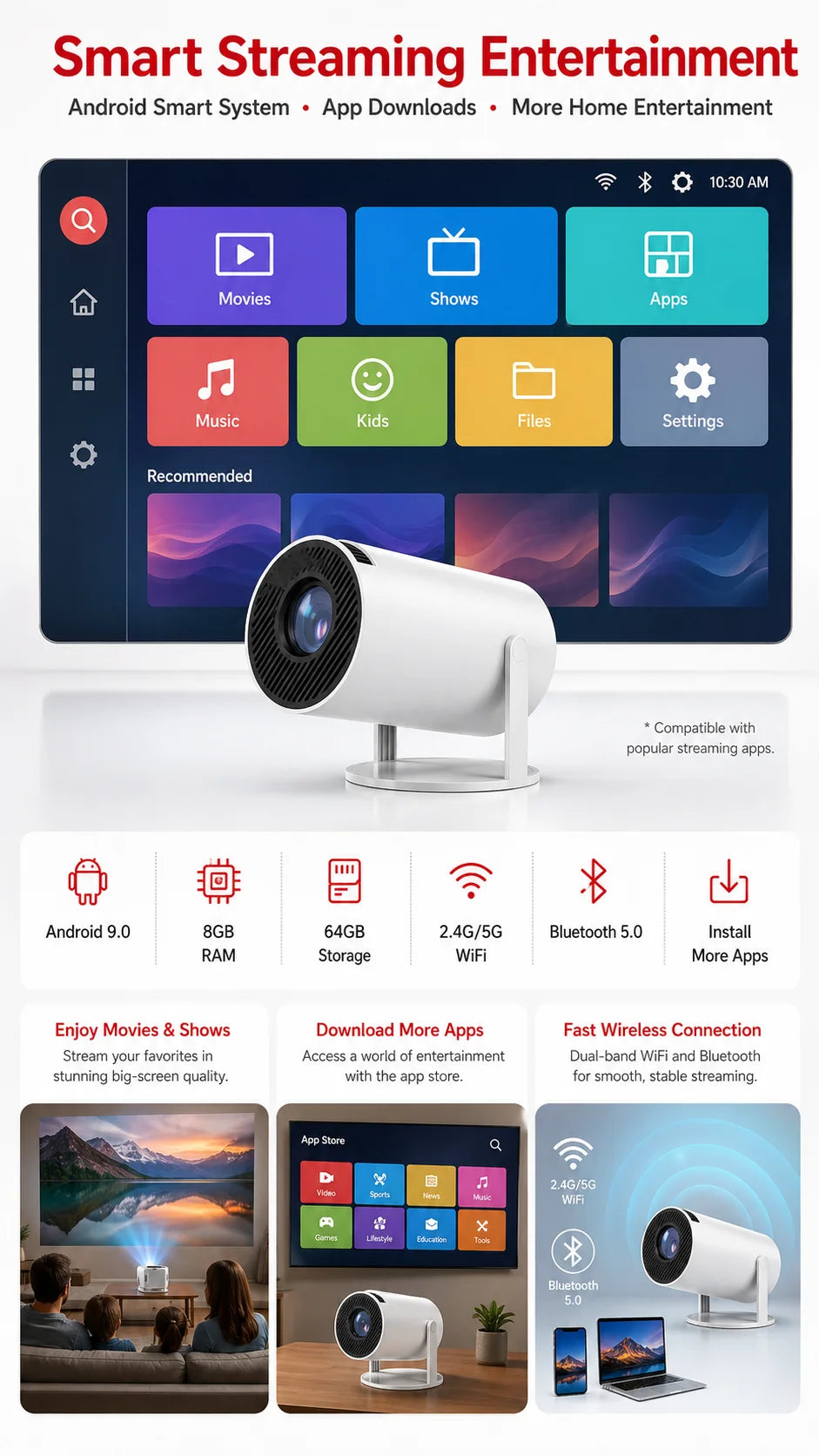 HY300 PRO Gaming Projector - Product media 2