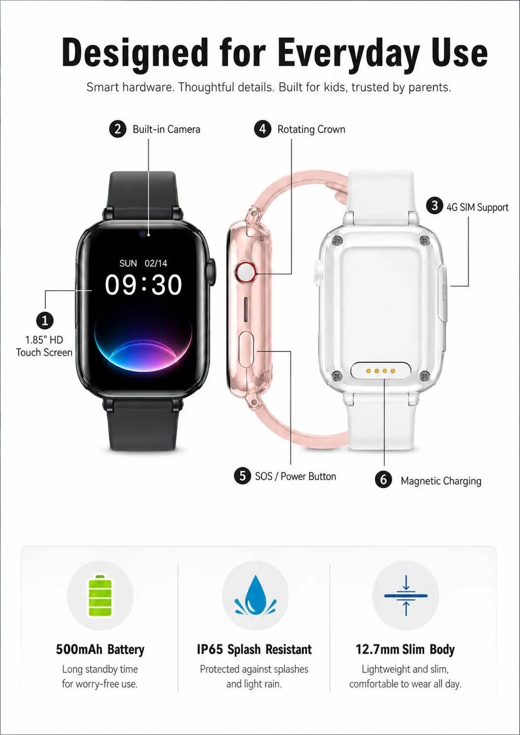 LT38 children's smart watch - Product media 5