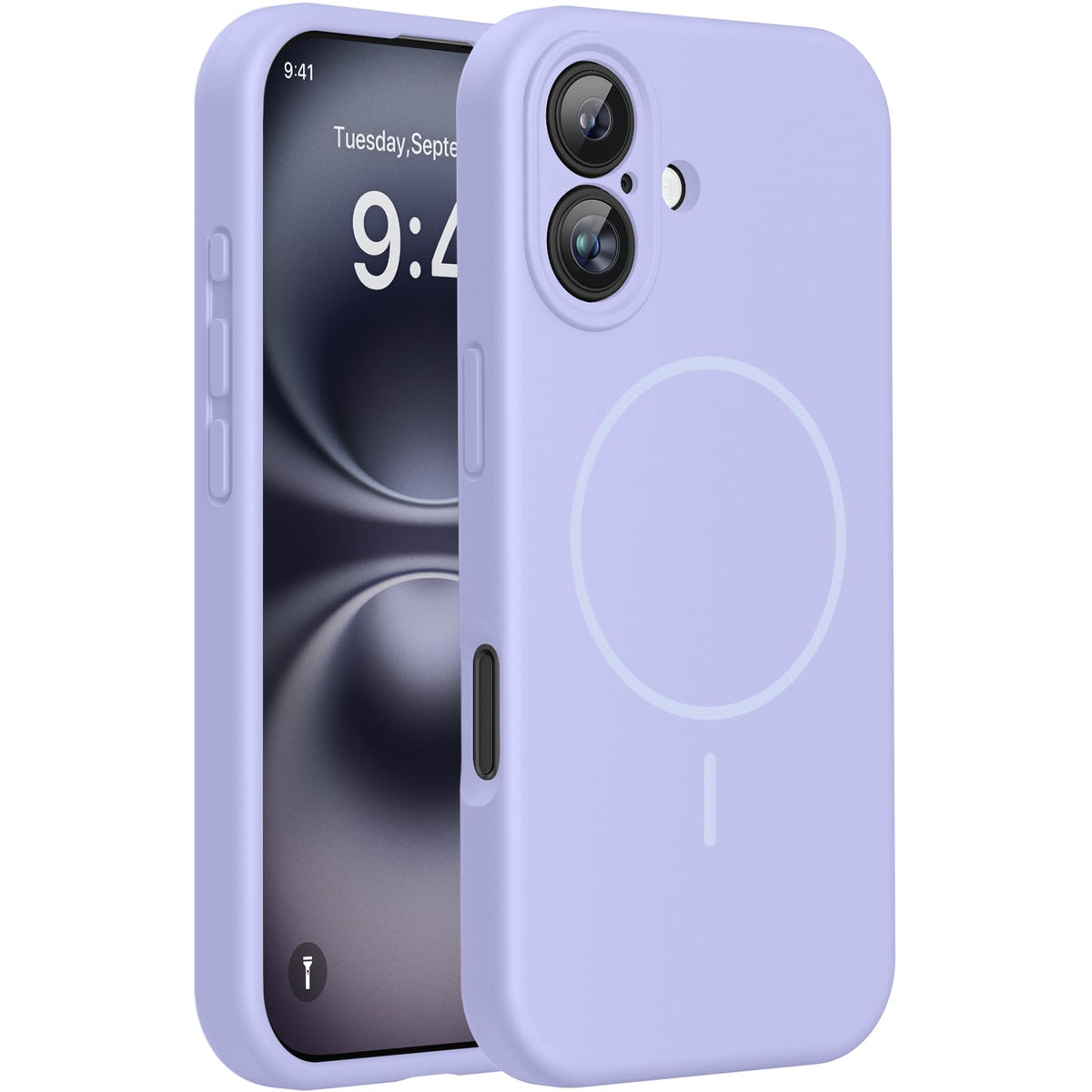 Magnetic for iPhone 17 Pro Max Case, Compatible with MagSafe, Integrated Silicone Camera Control Cover, 3.0mm Thicken Shockproof Drop Protection Phone Case for 17 ProMax, Orange