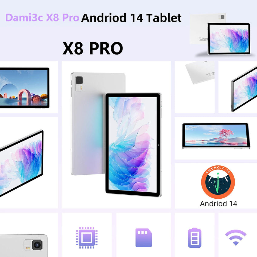 X8 PRO 16+512GB Tablet PC