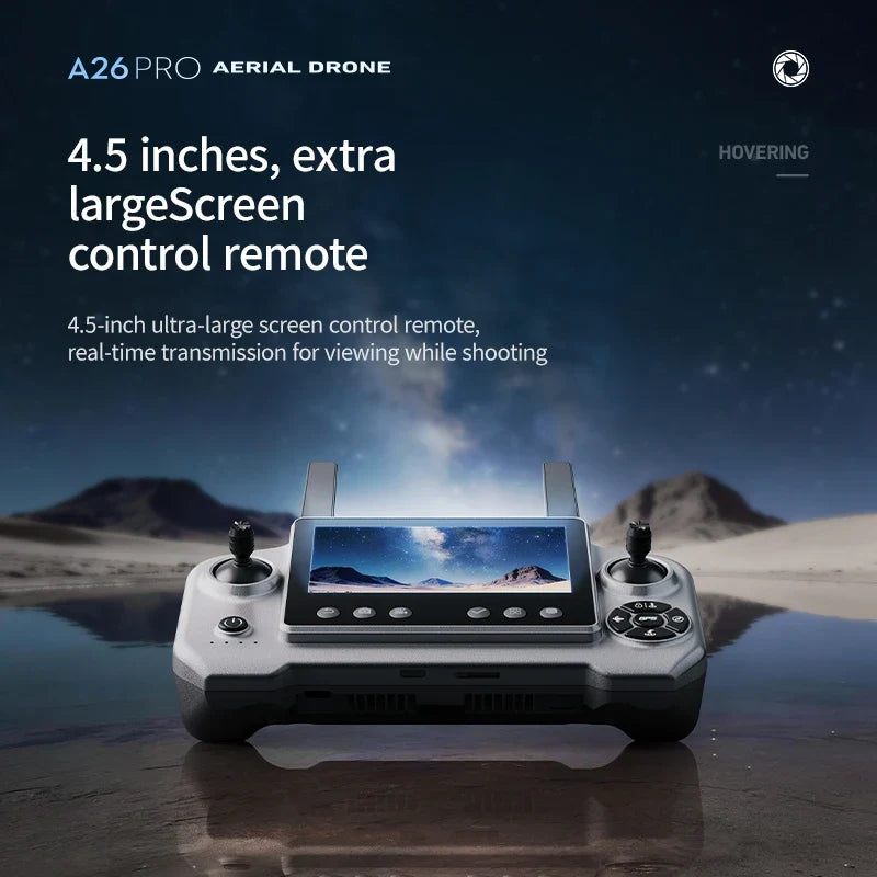 A26 Pro Drone 4K HD 8k Triple Camera FPV Brushless Motor Obstacle Avoidance Foldable RC Quadcopter Professional Aerial