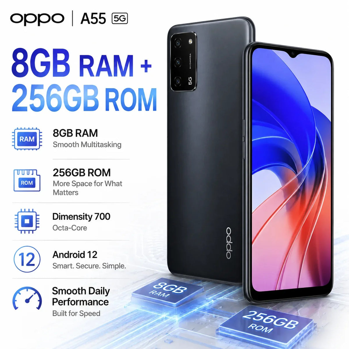 OPPO A55 8+256GB