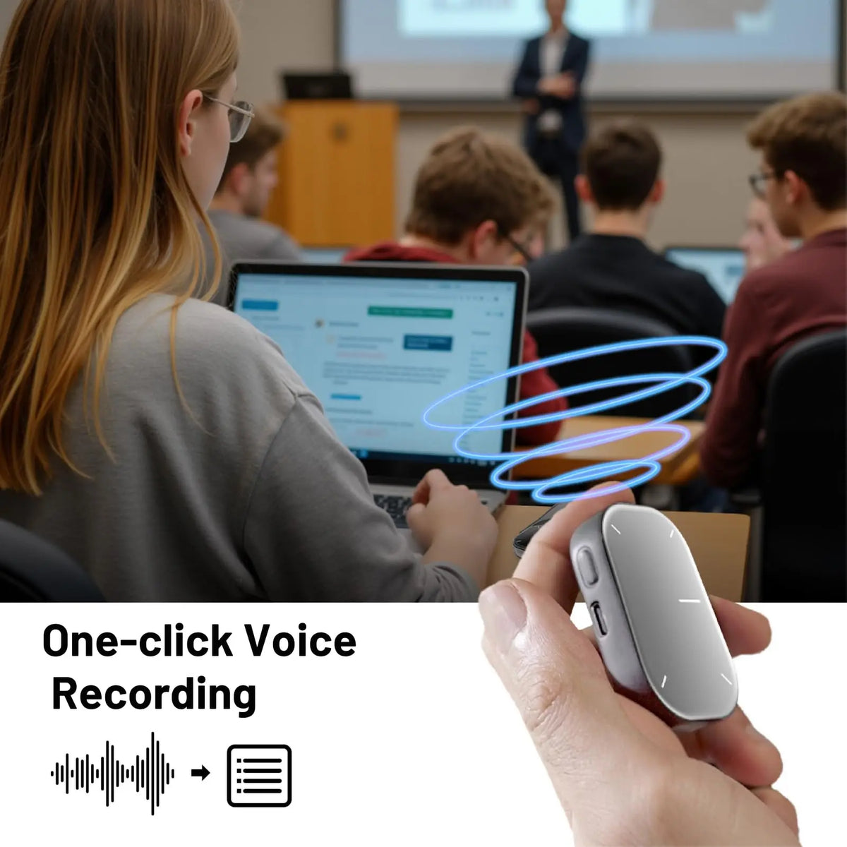 Cheerdots 2 Detachable Air Mouse Wireless Touchpad All-in-one Pocket AI Recording ChatGPT Enabled Mouse Customized Gaming Mouse