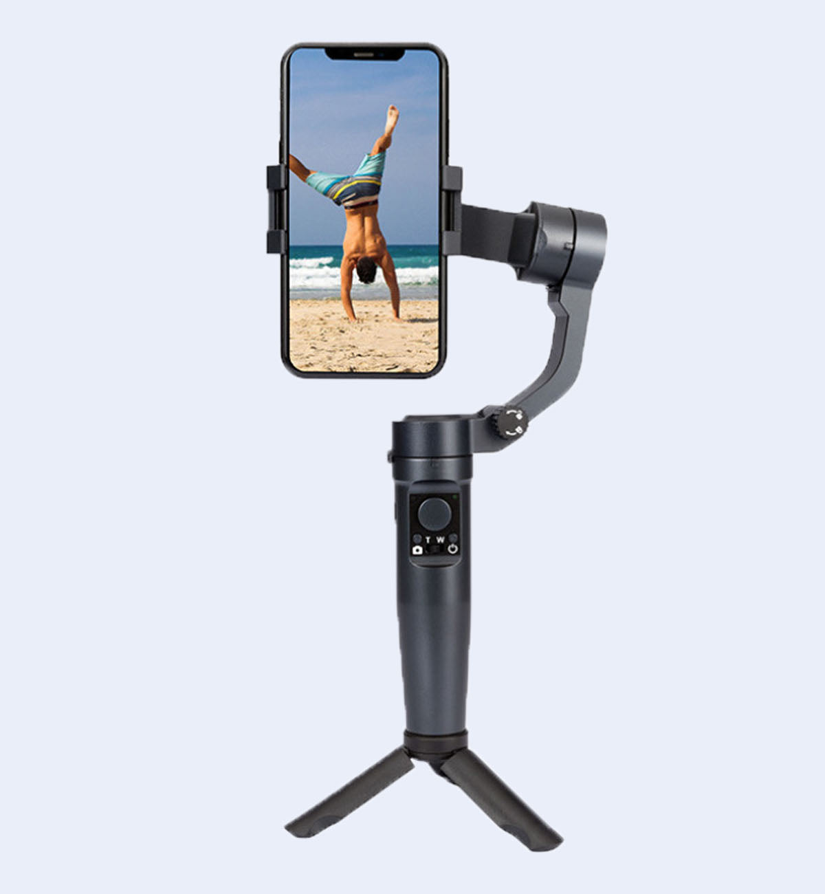 Super stable anti-shake three-axis gimbal stabilizer, suitable for iPhone  and Android phones and GoPro sports cameras, with dynamic face/object  tracking function - KENTFAITH
